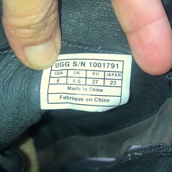 Ugg Deanna distressed suede charcoal grey brown - Picture 8 of 9